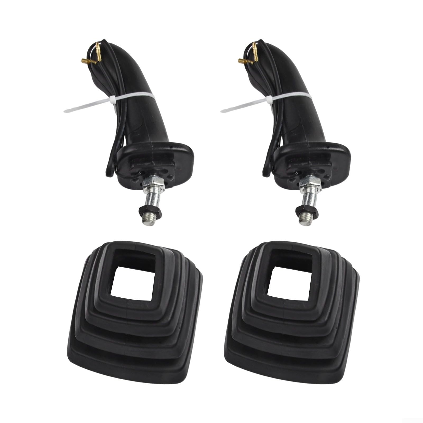 Leva di controllo, Leva di controllo per escavatore, Parte Rexroth per escavatore, Leva di controllo ABS nera, Maniglia joystick resistente, Macchinari per la costruzione