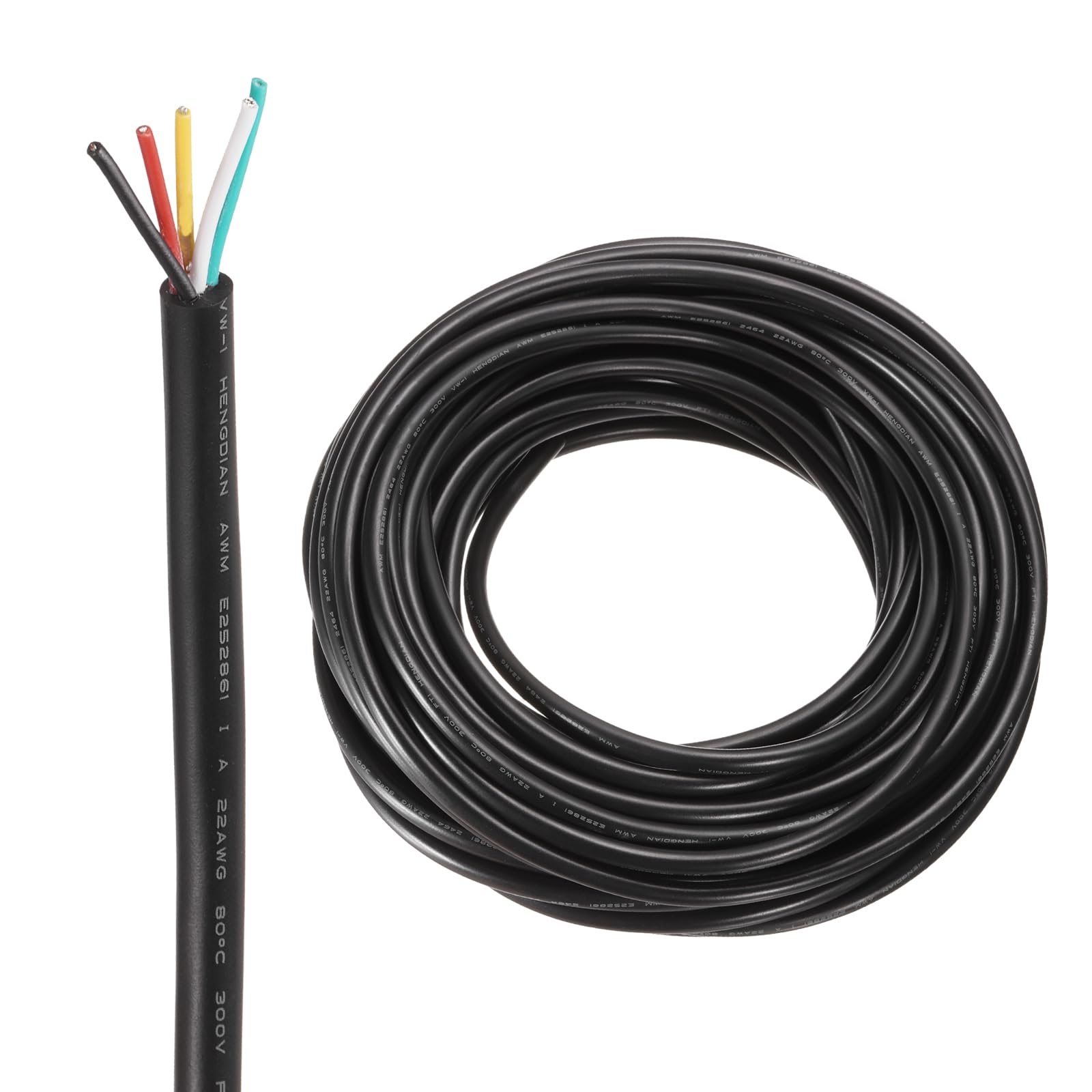 DMiotech 22AWG 22/3 3 Core CNC Wire (50 FT) UL2464 Tinned Copper Core 22 Gauge Cable Speaker Wire Electrical Wire Extension Cord for CNC Router Machine,Electrical Appliance