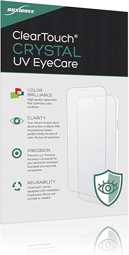 Miniatura 2 de BoxWave Screen Protector Compatible With Anbernic RG40XX H Retro Gaming Console (4.0 in) - ClearTouch Crystal Anti-UV EyeCare (2-Pack), Filters out