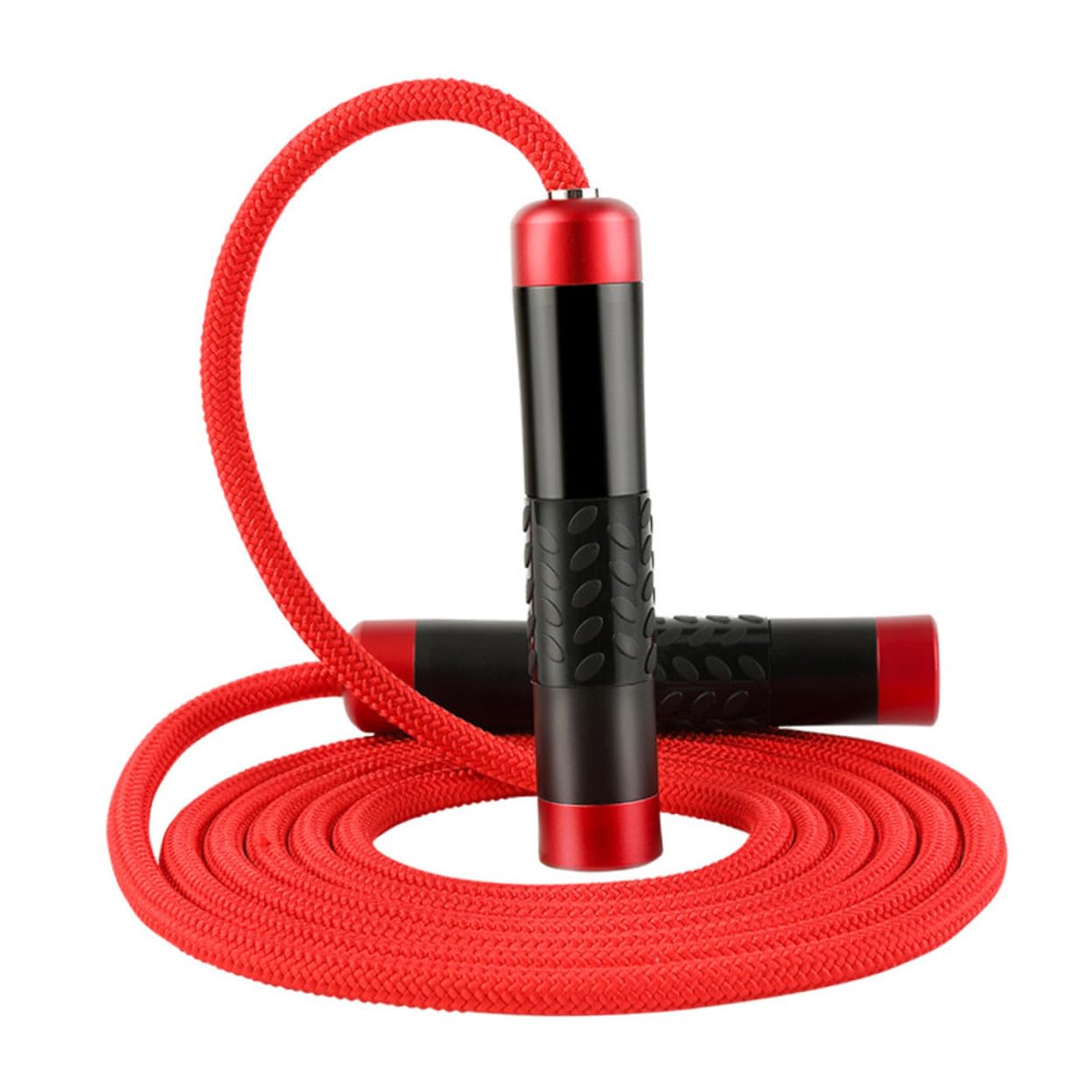 ULTECHNOVO Cuerda para Saltar Ponderada con Rodamientos Ajustable Material Duradero para Ejercicio Fitness y Entrenamiento Cardiovascular Casa y Gimnasio