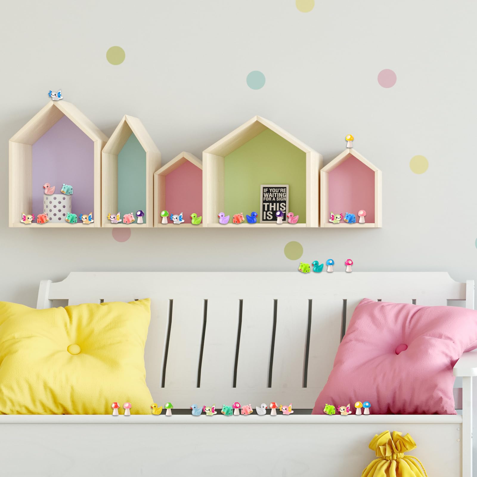 80 Mini-Tiere Aus Kunstharz Die Nachts Leuchten – Deko Für Garten, Feenszenen & DIY-Projekte, 12 Verschiedene Arten