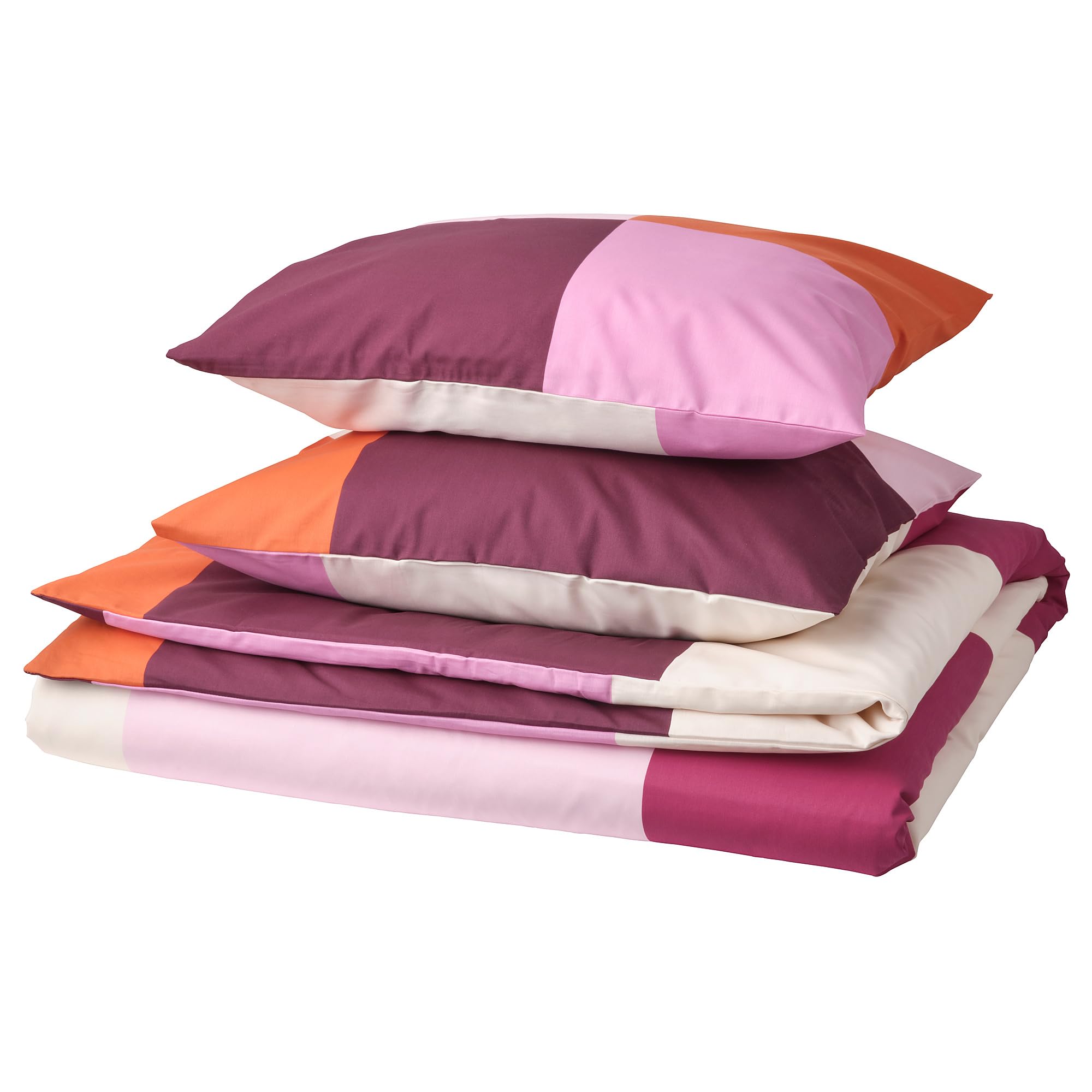 Housse de couette BRUNKRISSLA rose pour illuminer votre chambre parentale