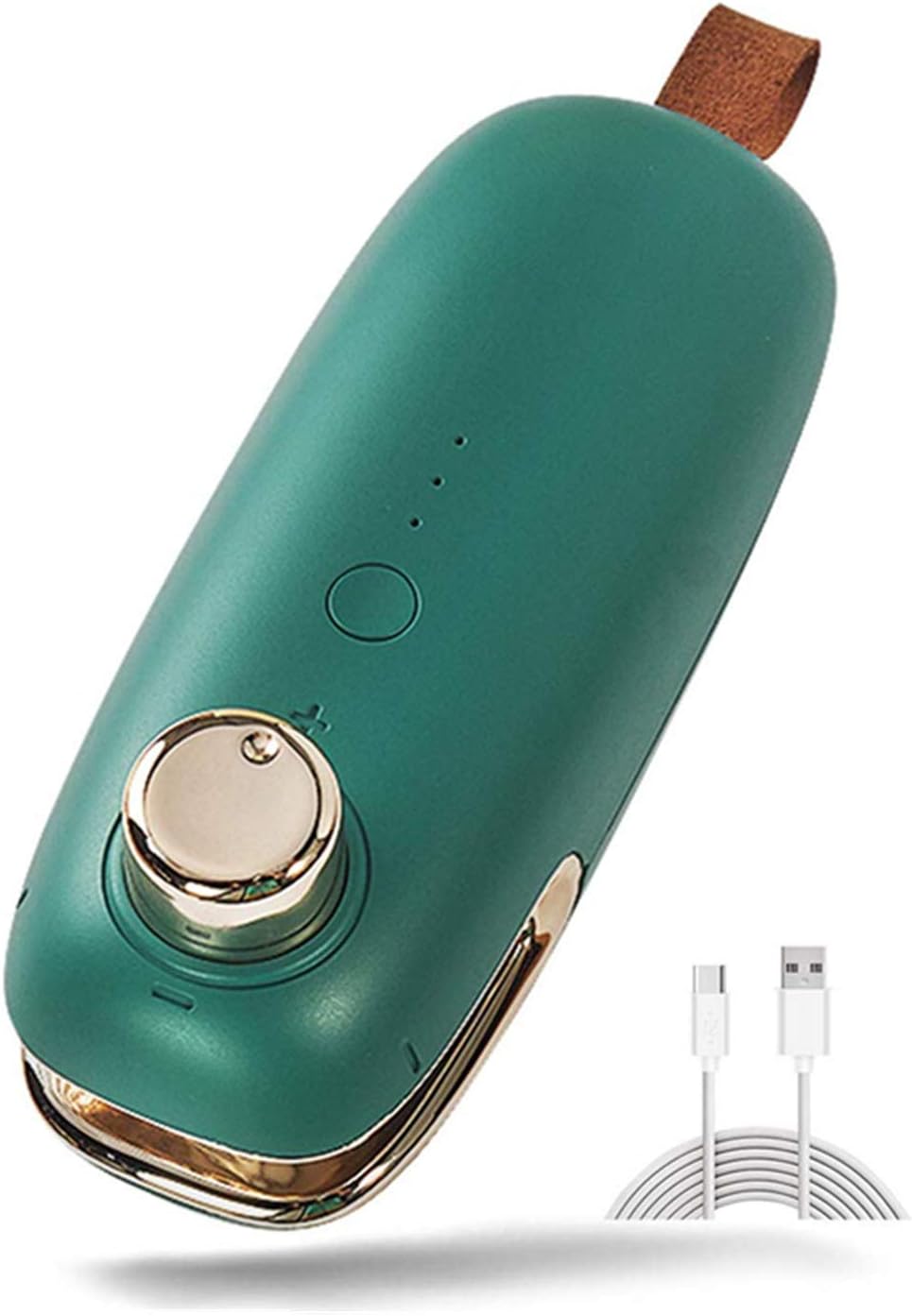 Mini Bag Sealer Portable Handheld Mini Heat Sealer Kitchen Sealing Machine for Chip Bags, Plastic Food Storage Bags, Snack & Cereal Bags (Retro Green)…