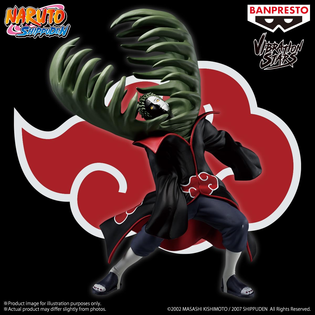Banpresto Zetsu Naruto Shippuden - Vibration Stars 15 cm, BP29347P Multicolore. Statua da collezione, ideale per gli appassionati di anime e collezionisti.