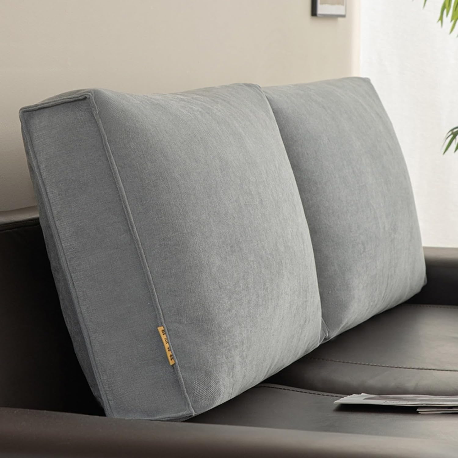 Oreiller lombaire pour sofa soulageant le dos avec sa grande housse lavable