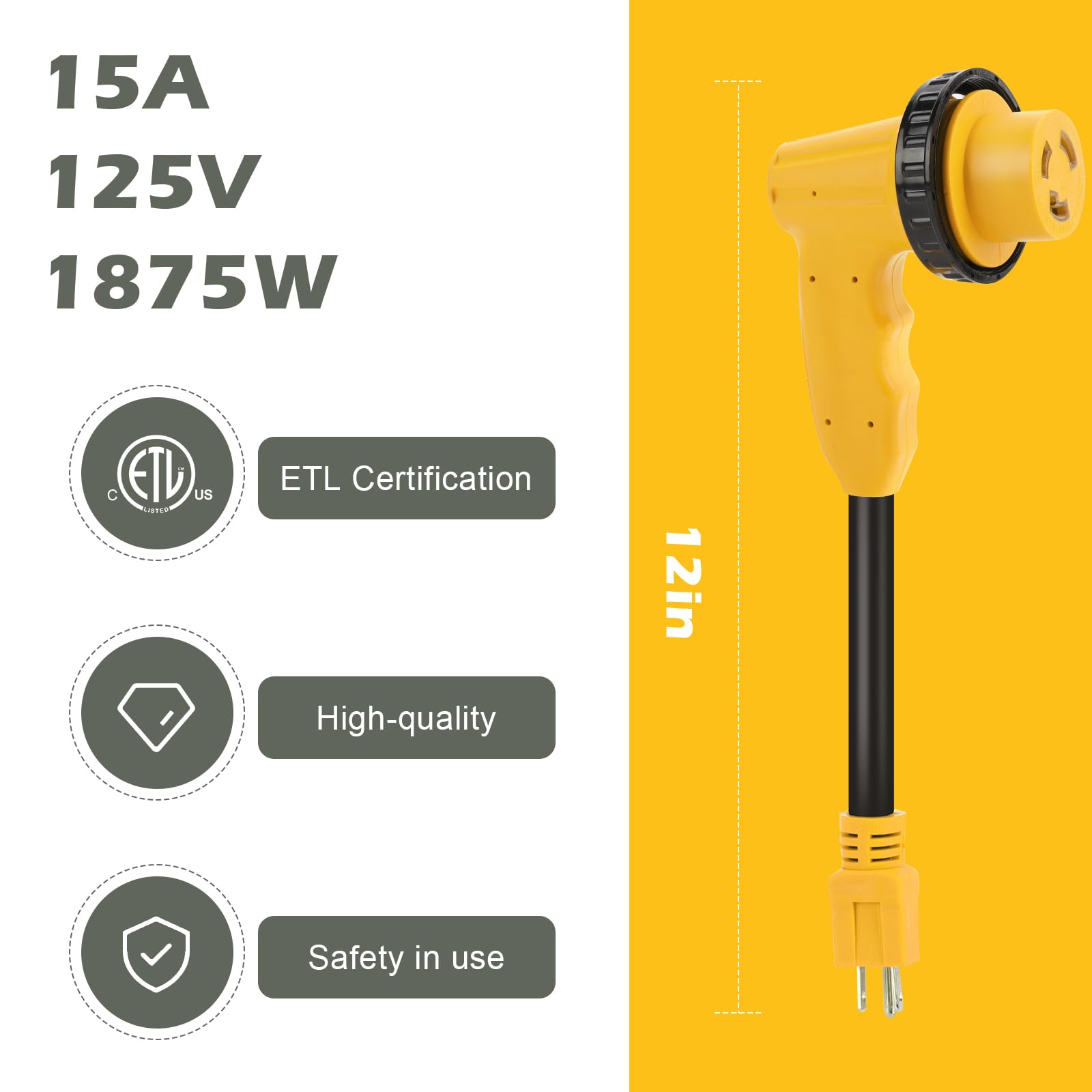 Adapter RV 30 A do 110 ze złączem blokującym