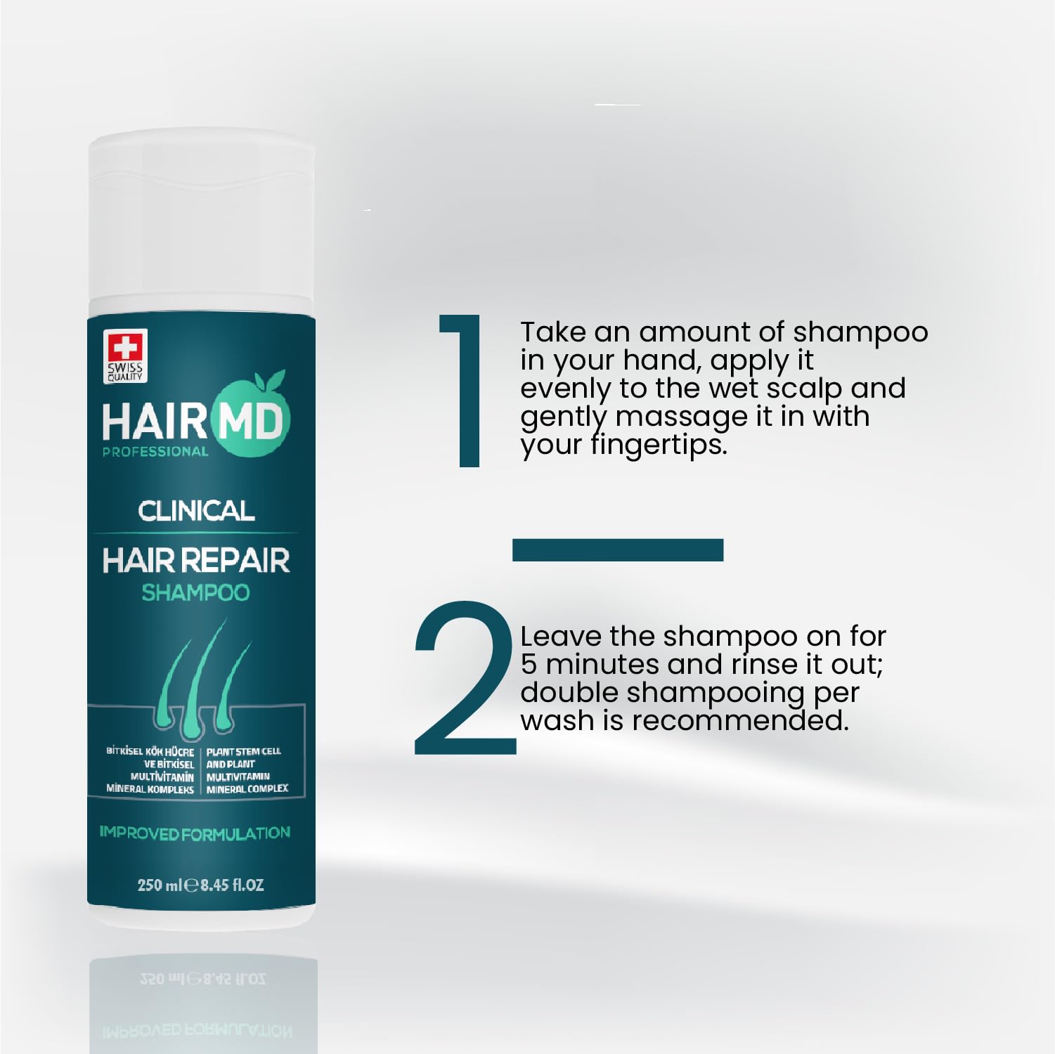 HairMD Klinisches Haarreparatur-Shampoo 250 ml