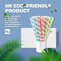 Vista 6 de Conos de algodón de azúcar, paquete de 30 unidades pastel para bebé, conos de papel multicolor de Candy Park para máquinas de algodón de azúcar