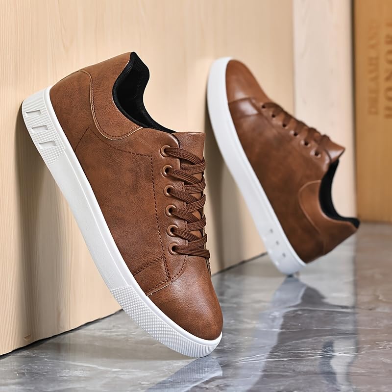 Men's Fashion Sneakers - Casual Sports Style, Solid Color, All-Season, Cloth Insole, Round Toe, Durable & Non-Slip for Daily Wear, Daily Wear Shoes | Versatile Sneakers |2