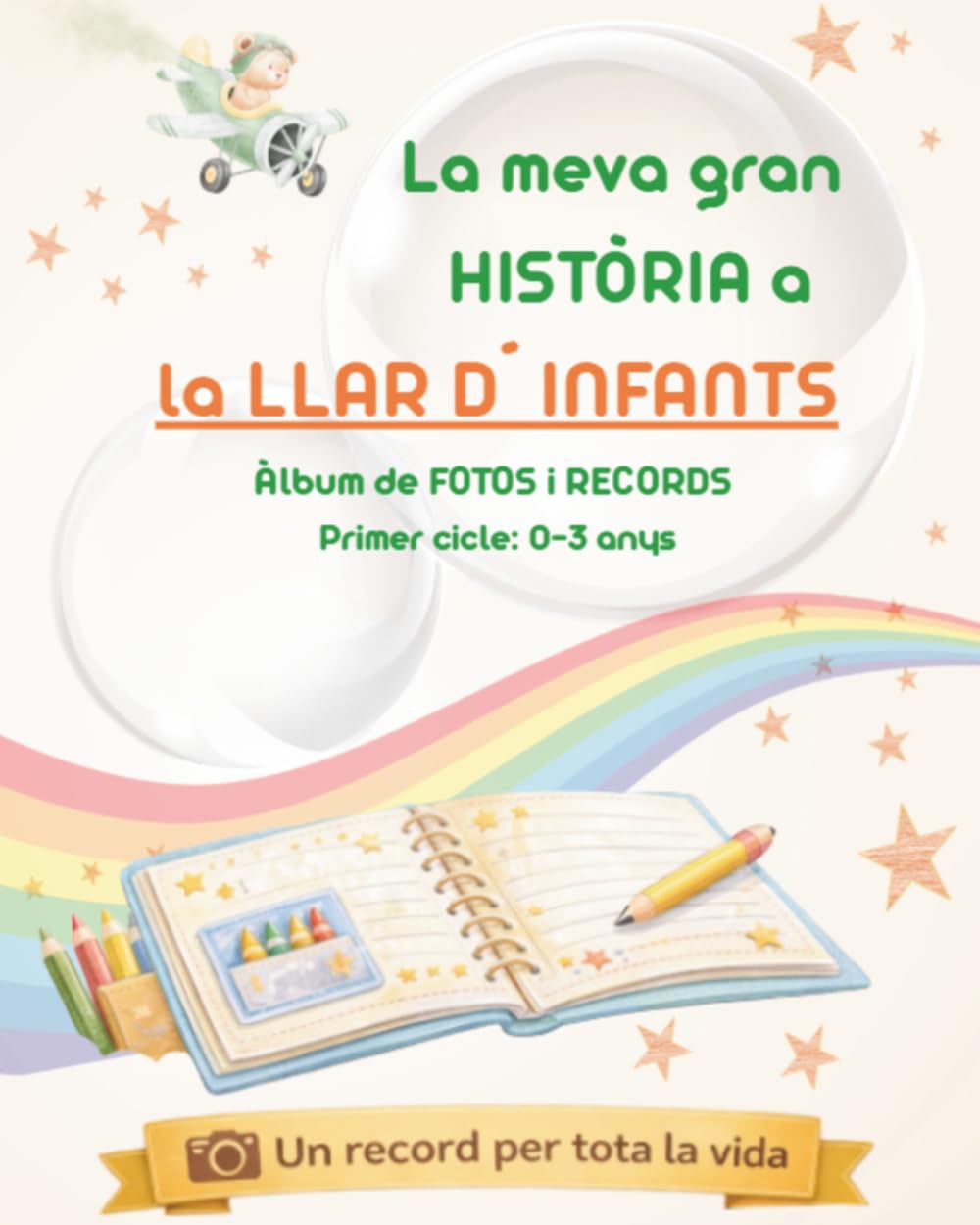 La meva gran HISTÒRIA a la LLAR D'INFANTS: Àlbum de fotos i records del primer cicle (0-3 anys)