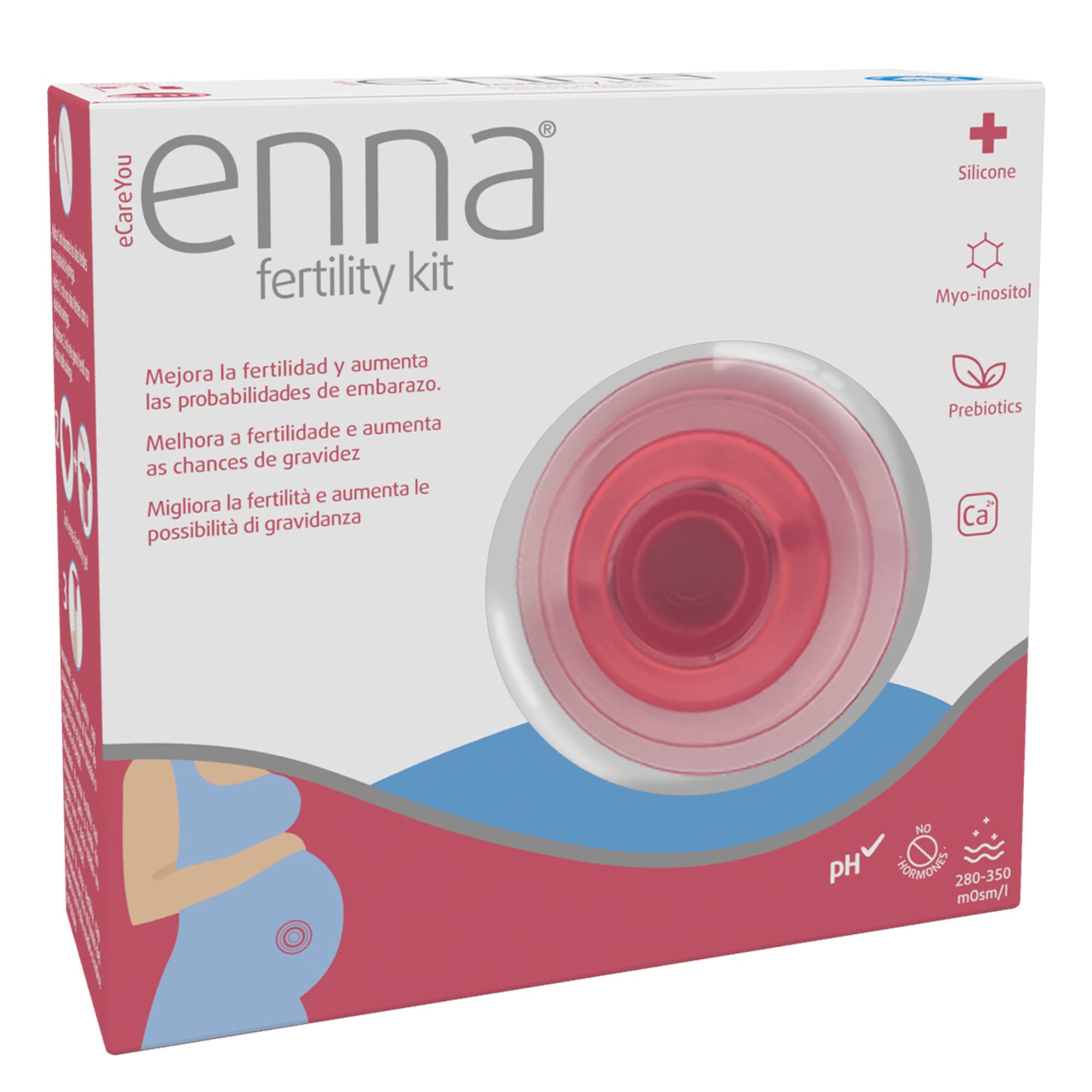 enna kit fertility gel y cap mejora la fertilidad e incrementa la posibilidad de embarazo de una forma natural sin invadir la intimidad de la pareja.