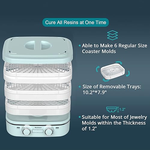 Miniatura 6 de Resiners Máquina de curado de resina curado   8216 modo AI de funcionamiento con un solo clic máquina de secado rápido de 2 horas máquina de secado