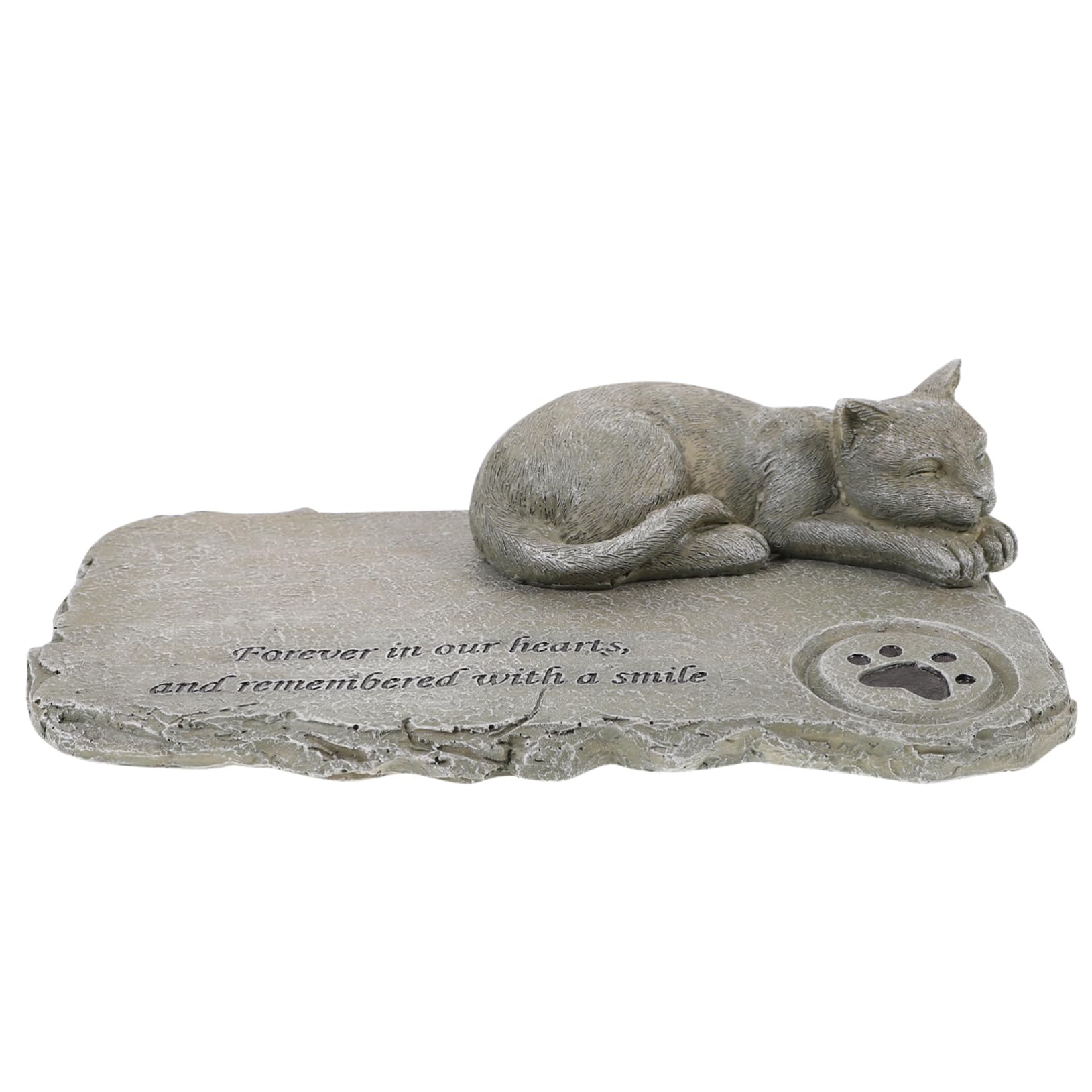 Milisten Adorno De Piedra De Recuerdo para Mascotas Lápida Conmemorativa para Gatos Lápidas Conmemorativas para Mascotas Lápidas para Piedras De Jardín