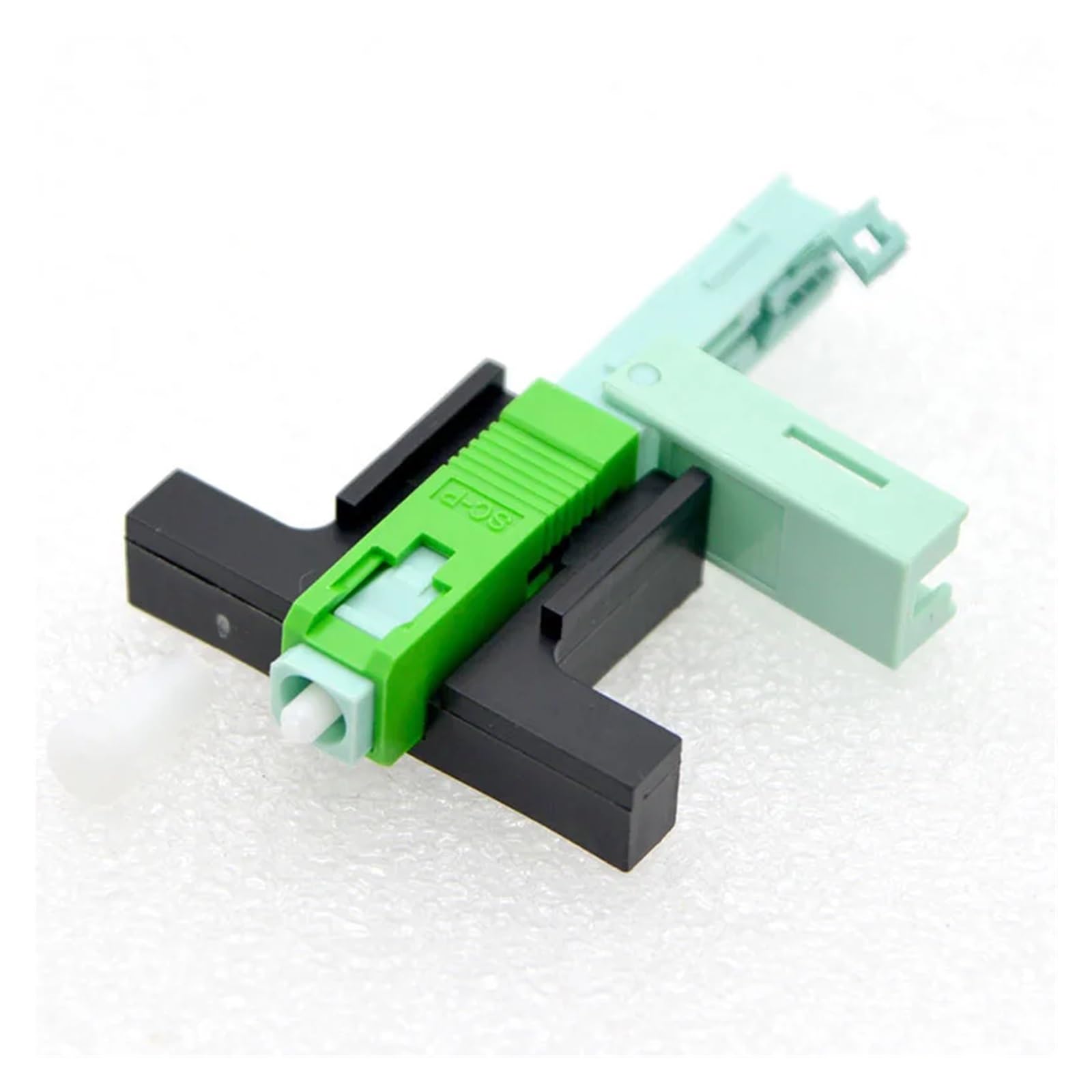 Épisseur de Fibre Optique Lot de 100 Fibres optiques FTTH Rapides SC/APC monomode avec Support