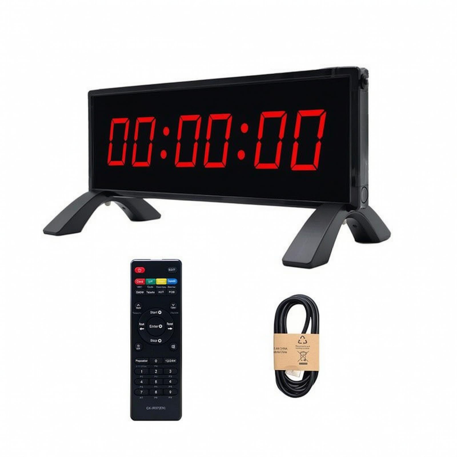 Cronómetro Digital Pared Multifunción, 1.8 Pulgadas 6 Dígitos 36 13cm