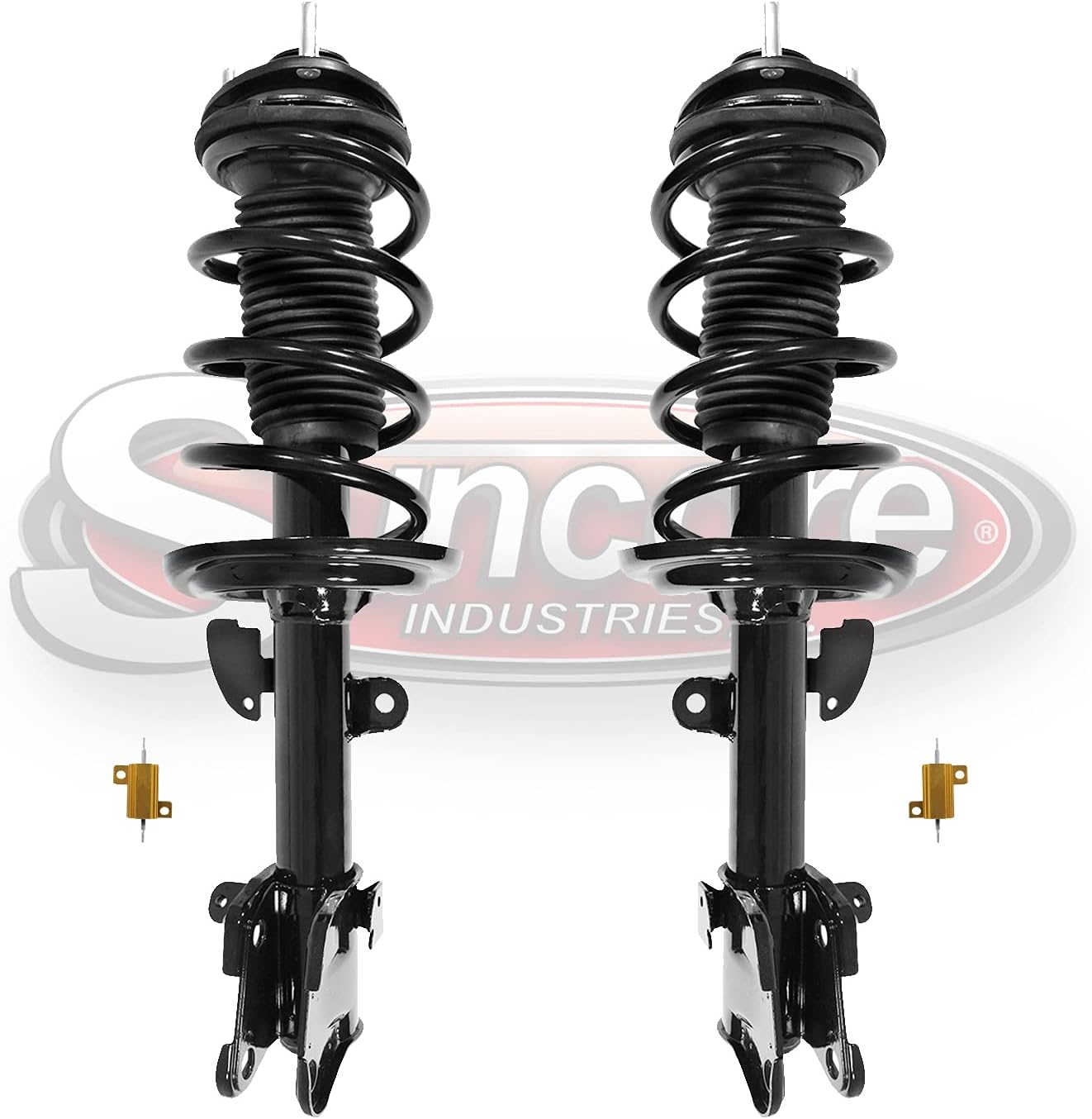 SUNCORE Front Electronic Suspension to Complete Struts Conversion Kit Replacement