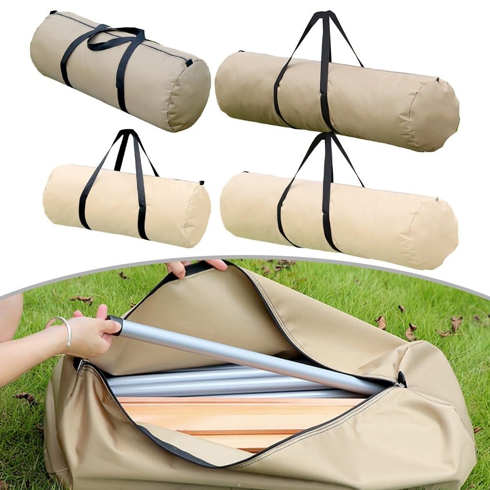 Bolsa de almacenamiento de gran capacidad para tienda de campaña, tela Oxford, impermeable, organizador de equipos al aire libre, funda de transporte con asa reforzada para tienda de campaña, toldo