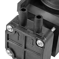 Vista 7 de Oumefar DC 12v Mini bomba de engranajes de succión Bomba sin aceite de bajo ruido Bomba de diafragma Bomba de vacío pequeña para equipos