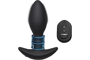 Sliding Ring Silicone Butt Plug for Advanced Anal Play