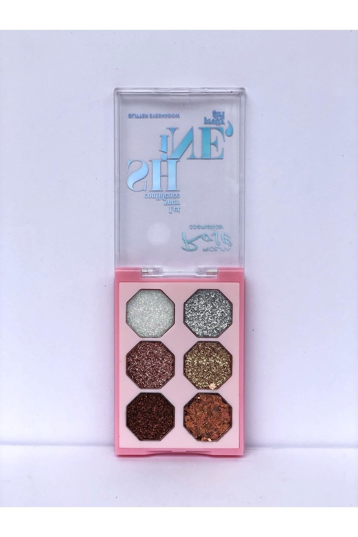 Hb Tasarım Rose 6'Lı New Glitter Palette, ROESIAROSE811