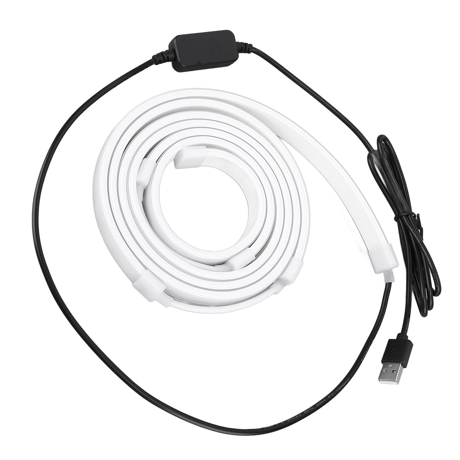 Asixxsix Podświetlenie LED ekranu komputera RGB, podświetlenie synchronizowane zasilane przez USB dla 49-calowego wyświetlacza biurkowego