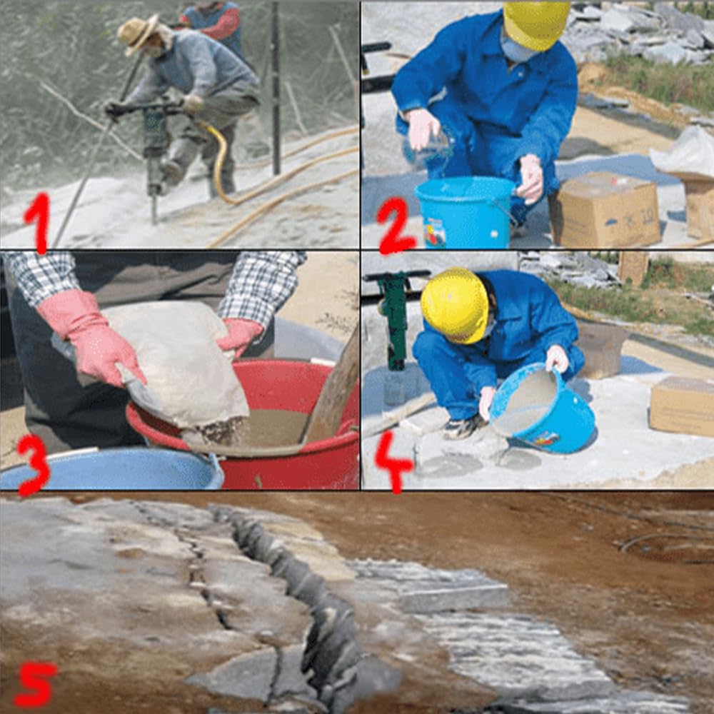 Cemento expansivo para demolición (De 10°C a 25°C)