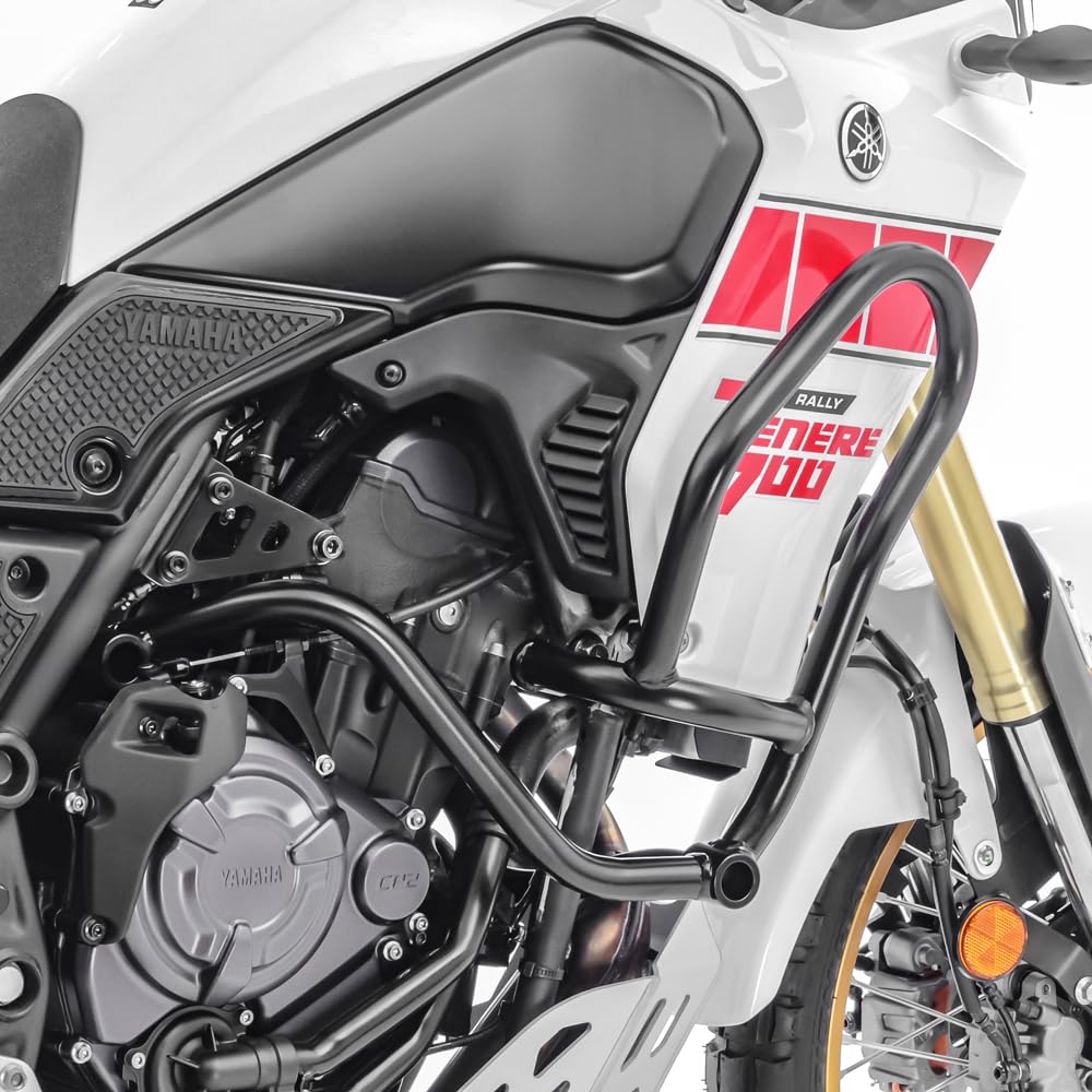 Defensas de Motor Compatible para Yamaha Tenere 700 19-24 Protectores MK12 Negro