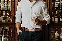 Vista 9 de CHAOREN Cinturón de trinquete de cuero para hombre, ajuste personalizable, estilo sin esfuerzo (1.378 in)