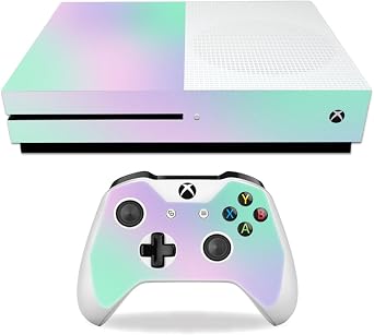MightySkins Skin Compatible with Microsoft Xbox One S - Cotton Candy | Protective, Durable, and Unique Vinyl Decal wrap Cover | Easy to Apply, Remove, and Change Styles | Made in The USA