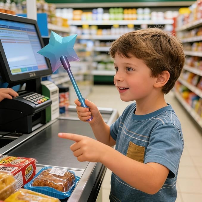 Generico Magic Wand Credit Card, Magic Wand, 3D Printed Wand, Wizard Wand for Cosplay and Gifts (B)