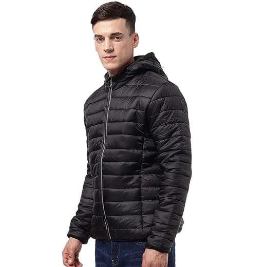 Jaqueta Puffer Bobojaco Masculina Slim Fitness Moda Inverno