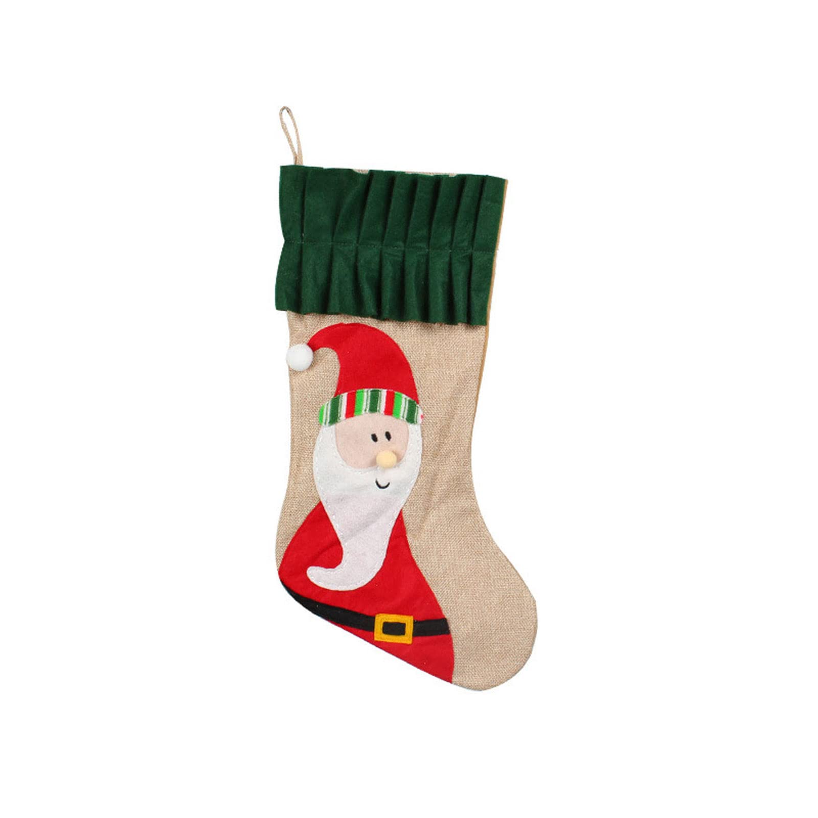 YWLUUOO Christmas Cartoon Gift Santa Elk Stocking Pendant Candy Gift Packaging Bags Supplies for Home Door Window Wall Christmas Stocking Pendant