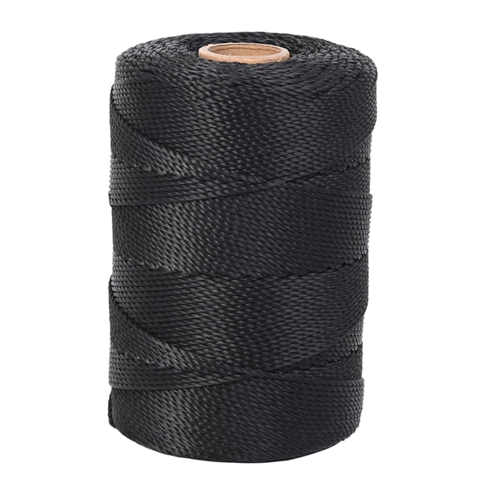 Black Nylon String 500ft 2mm UV Resistant Twine Garden Tomato Climb Wrap