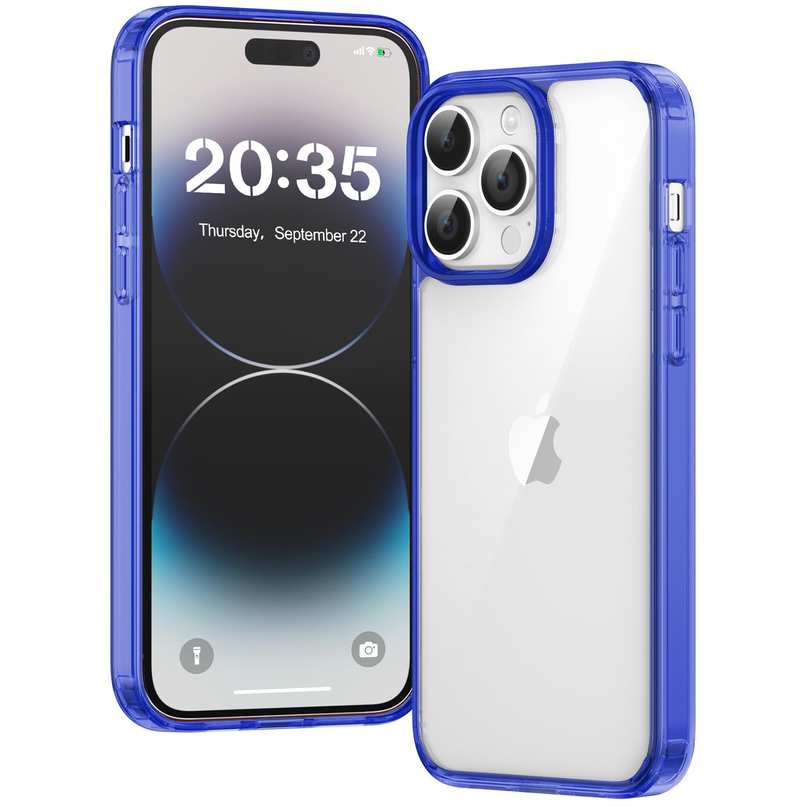 Clear Case for iPhone 15, Ultra Thin, Shockproof TPU Cover, Anti-Yellowing, Crystal Clear, Phone Case for Apple iPhone 15 - Clear — view 495