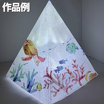 Amazon.co.jp: 和紙 ランプシェード 四角錘 【10セット】 : ホビー