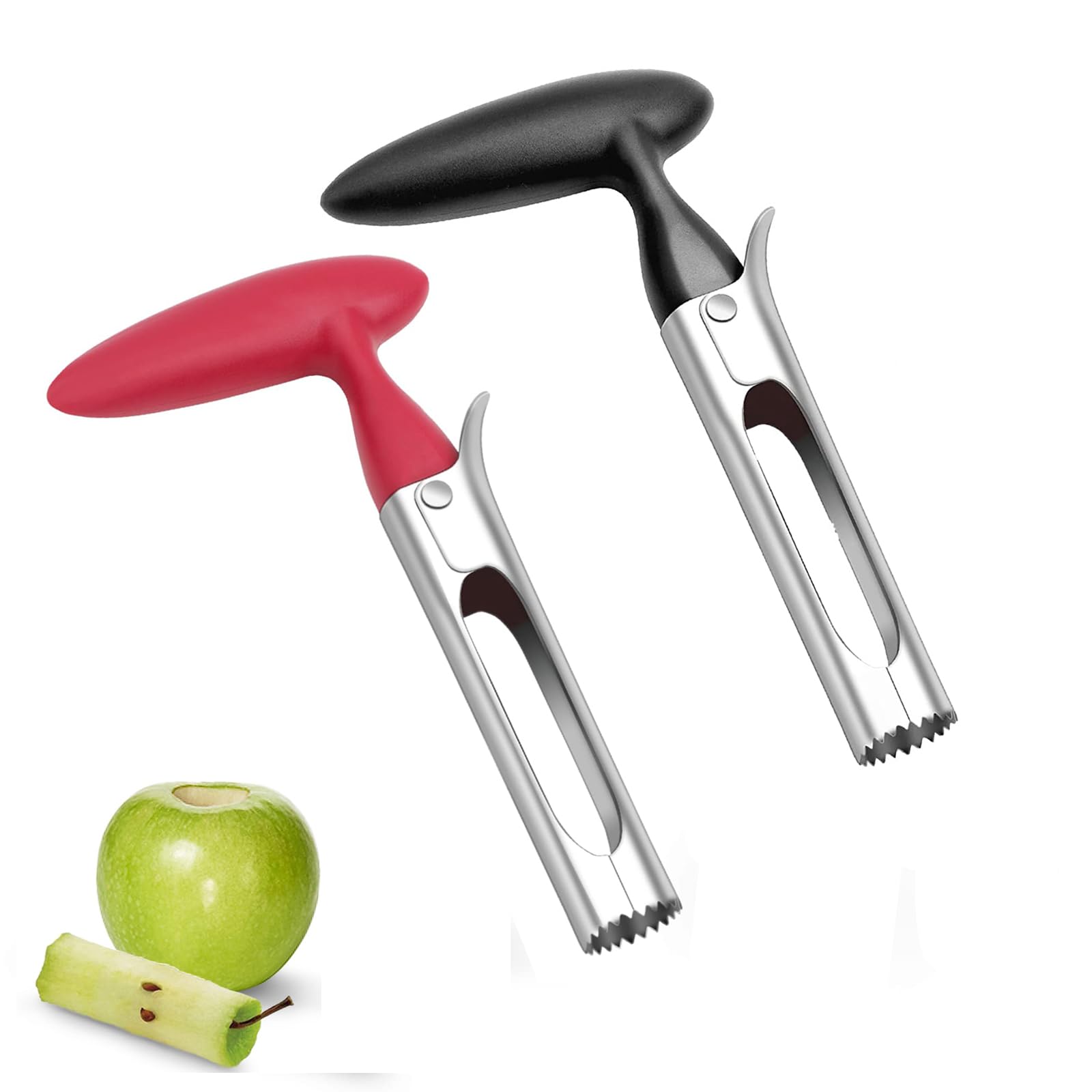 vide pomme acier inoxydable lot de 2