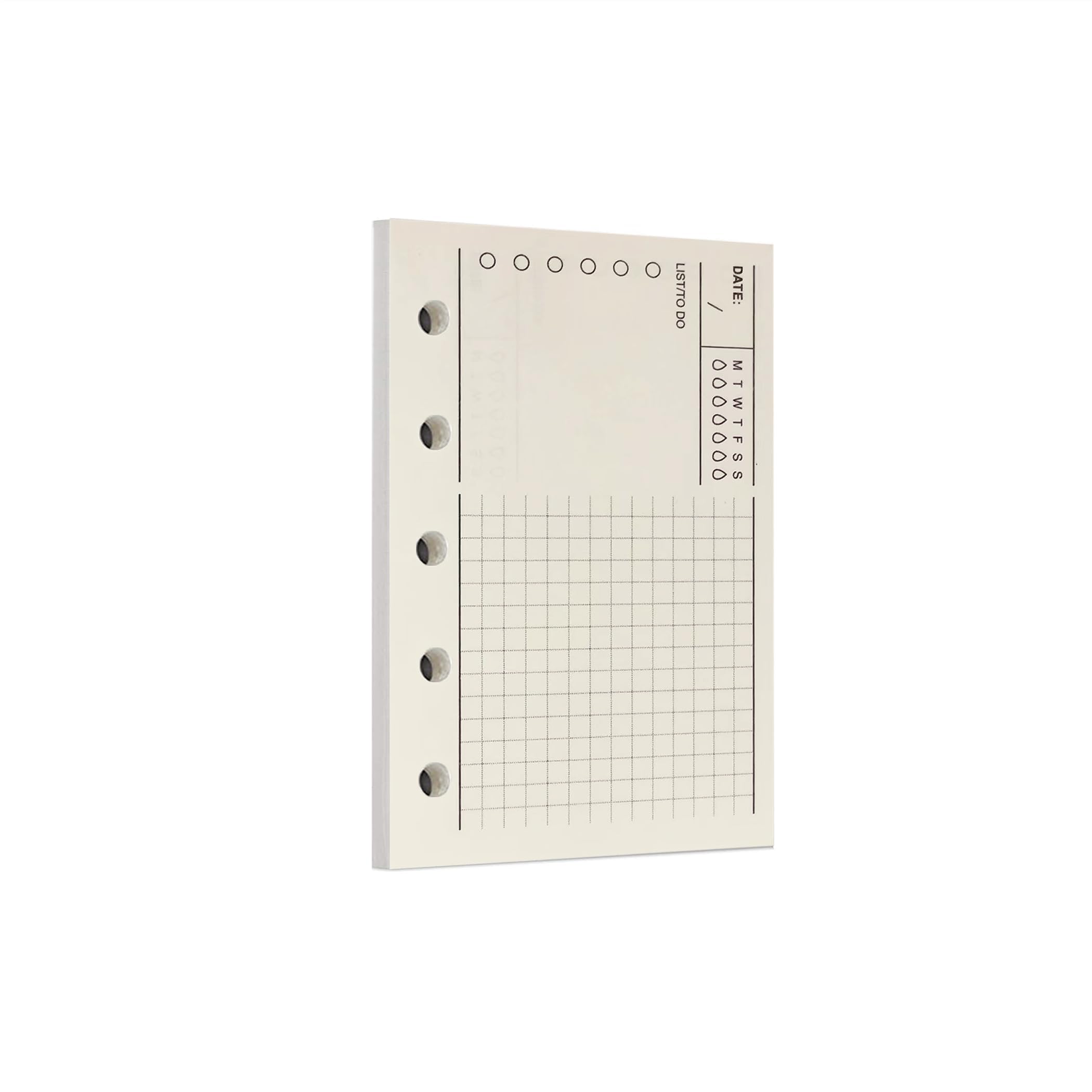Zelten Loose Leaf Punched Paper Refills Paper for 6 Hole Binder Personal Organizer Diary Notebook Refillable Planner (Favorites, A8/5 Hole)