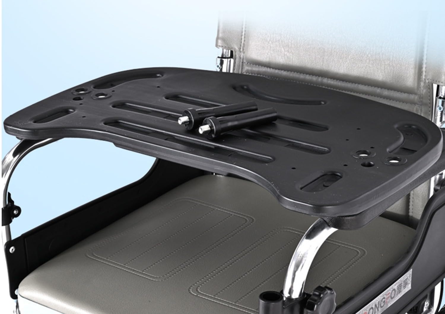 Bandeja Portátil para Silla De Ruedas, Mesa con Portavasos, Accesorios Duraderos para Sillas De Ruedas, Mesa Extraíble Adapta A Brazos De Silla De Ruedas De 16 A 20 Pulgadas