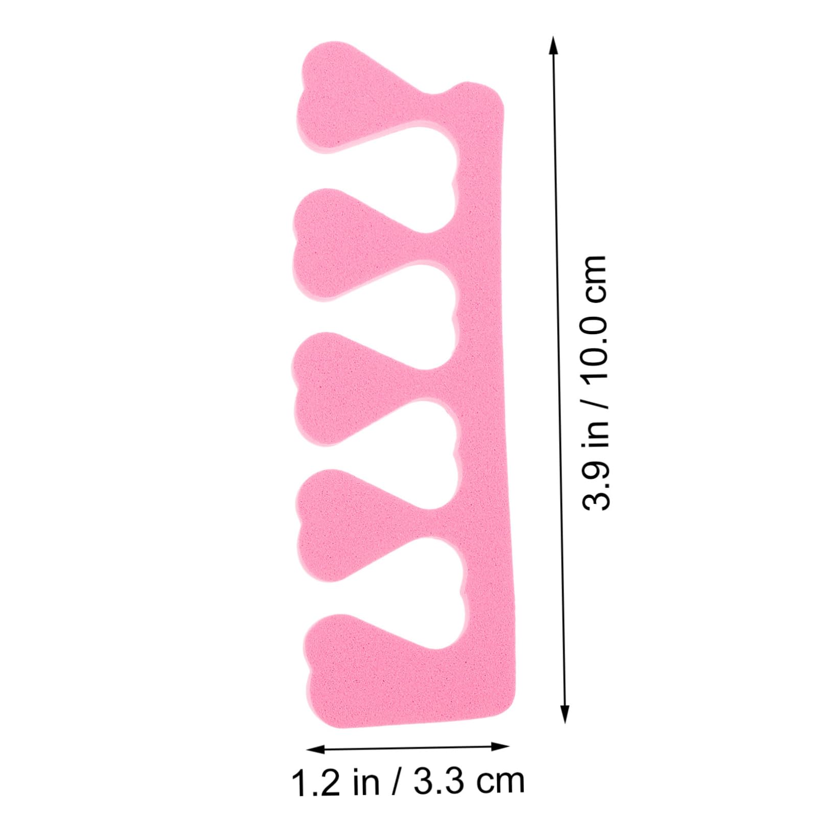 Ipetboom Toe Separators for Women 100pcs Random Toe Separator for Nail Art Foam
