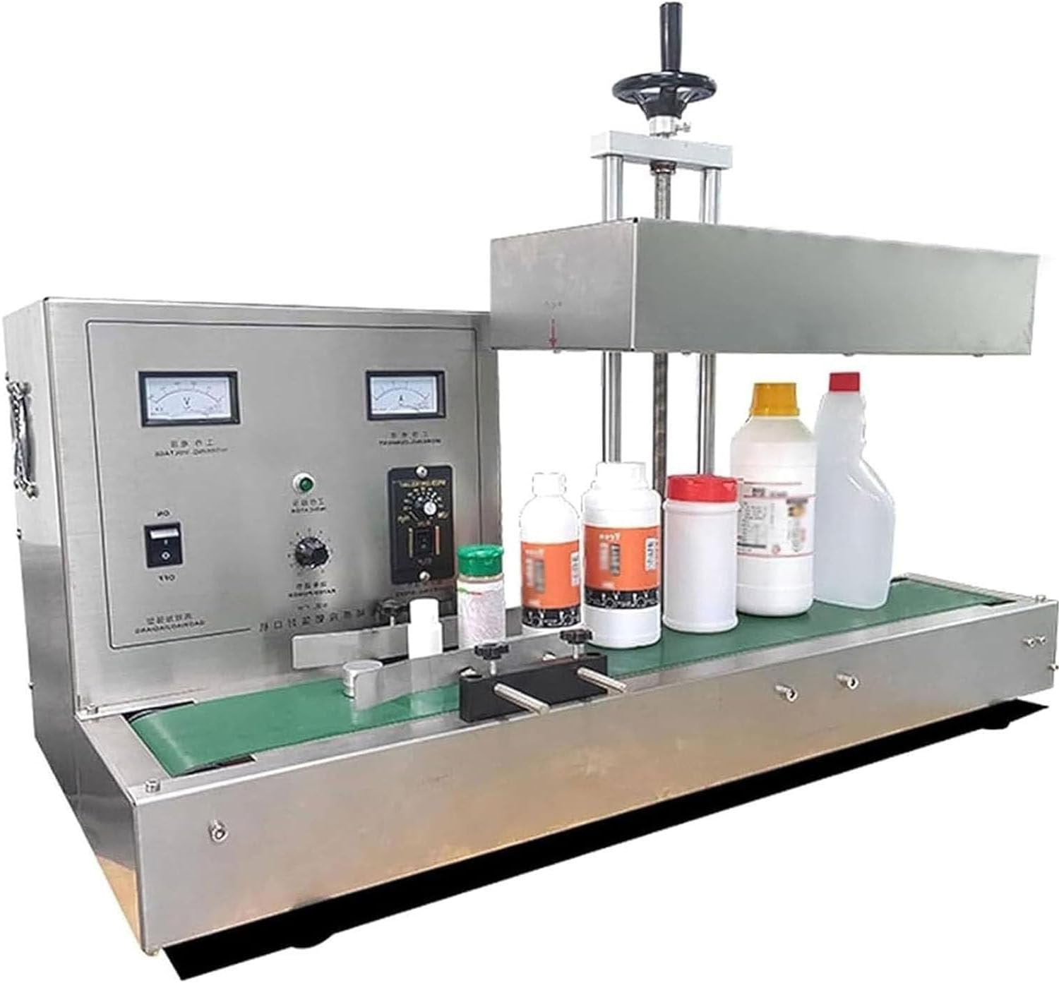 asdchZen Continuous Induction Sealing Machine For Bottles With Aluminum Liners (120Mm 220V)