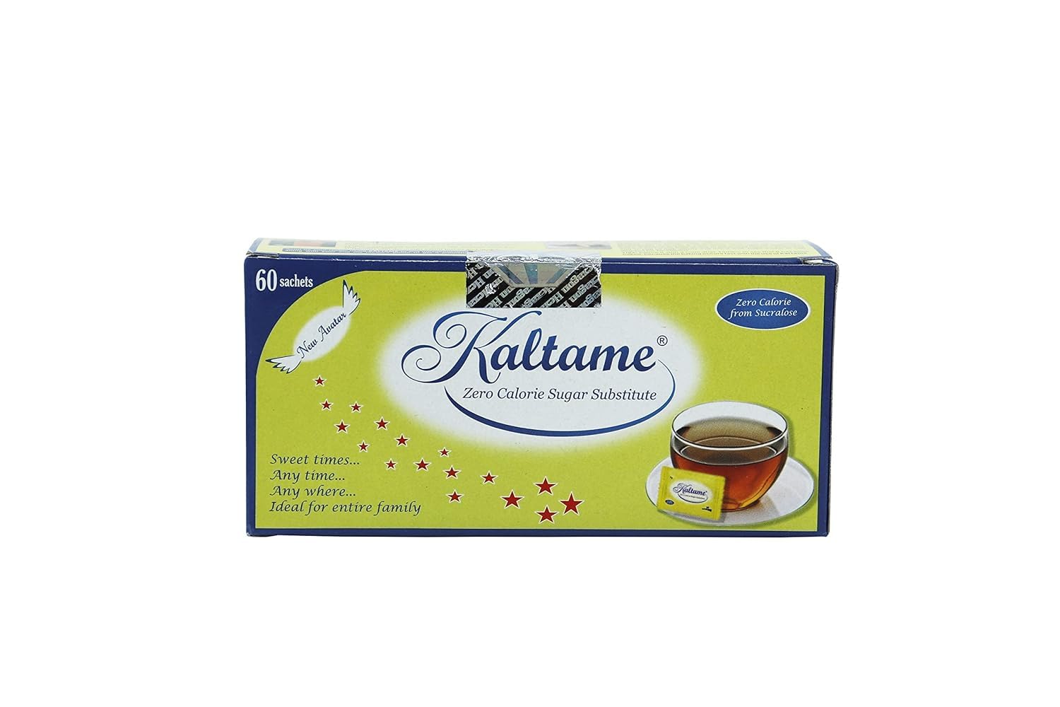KALTAME Sugar Free Artificial Sweetner 60 Sachets in Single Pack |Sugar Substitute (B00IHY0NLM) Amazon Price History, Amazon Price Tracker