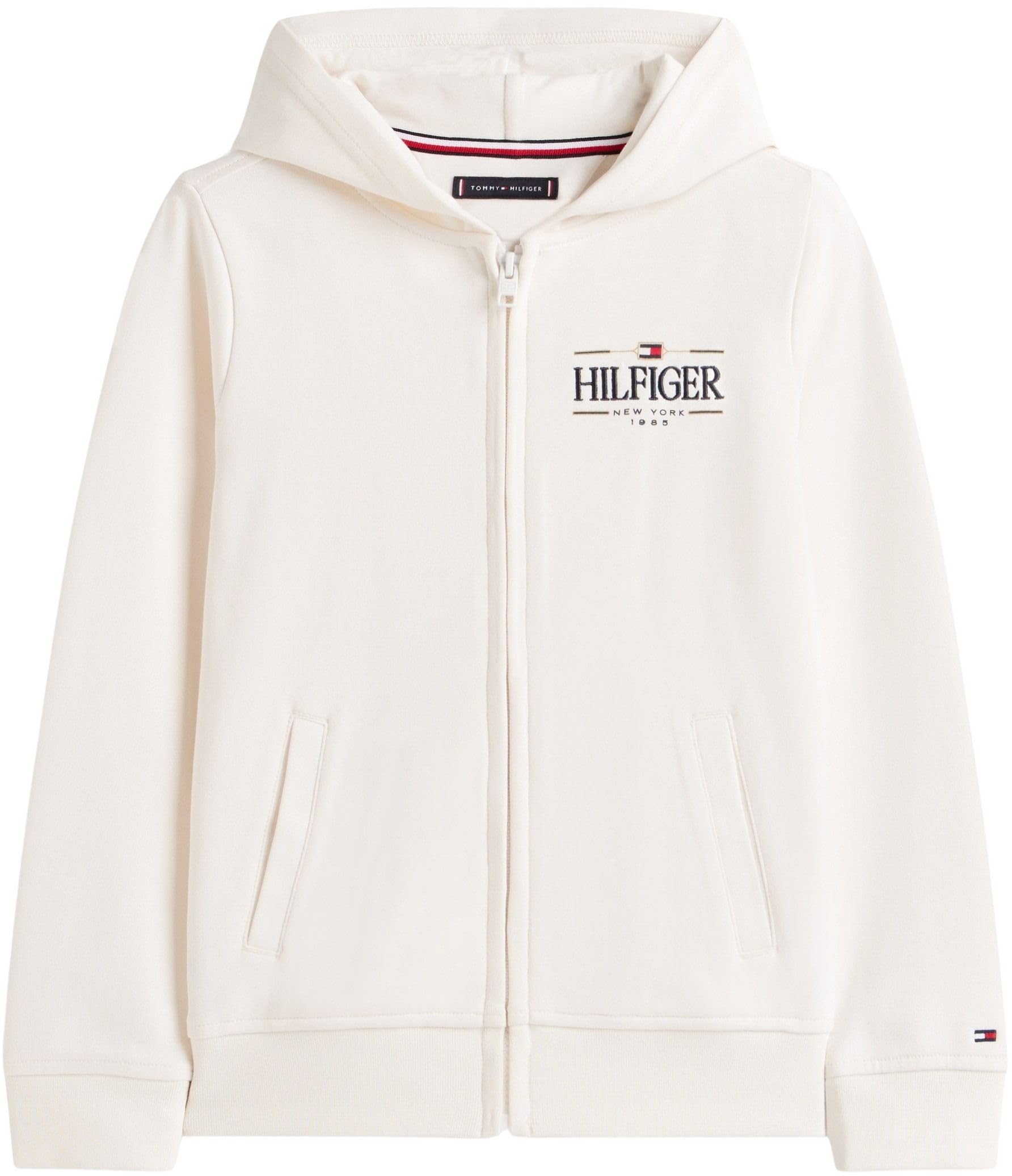 Tommy Hilfiger Tommy Icons Zip Through Hoodie Kb0kb10362 Sweat à Capuche zippé Garçon