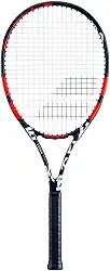 Babolat Raquete de tênis Evoke 105 Strung (Preto/Laranja)