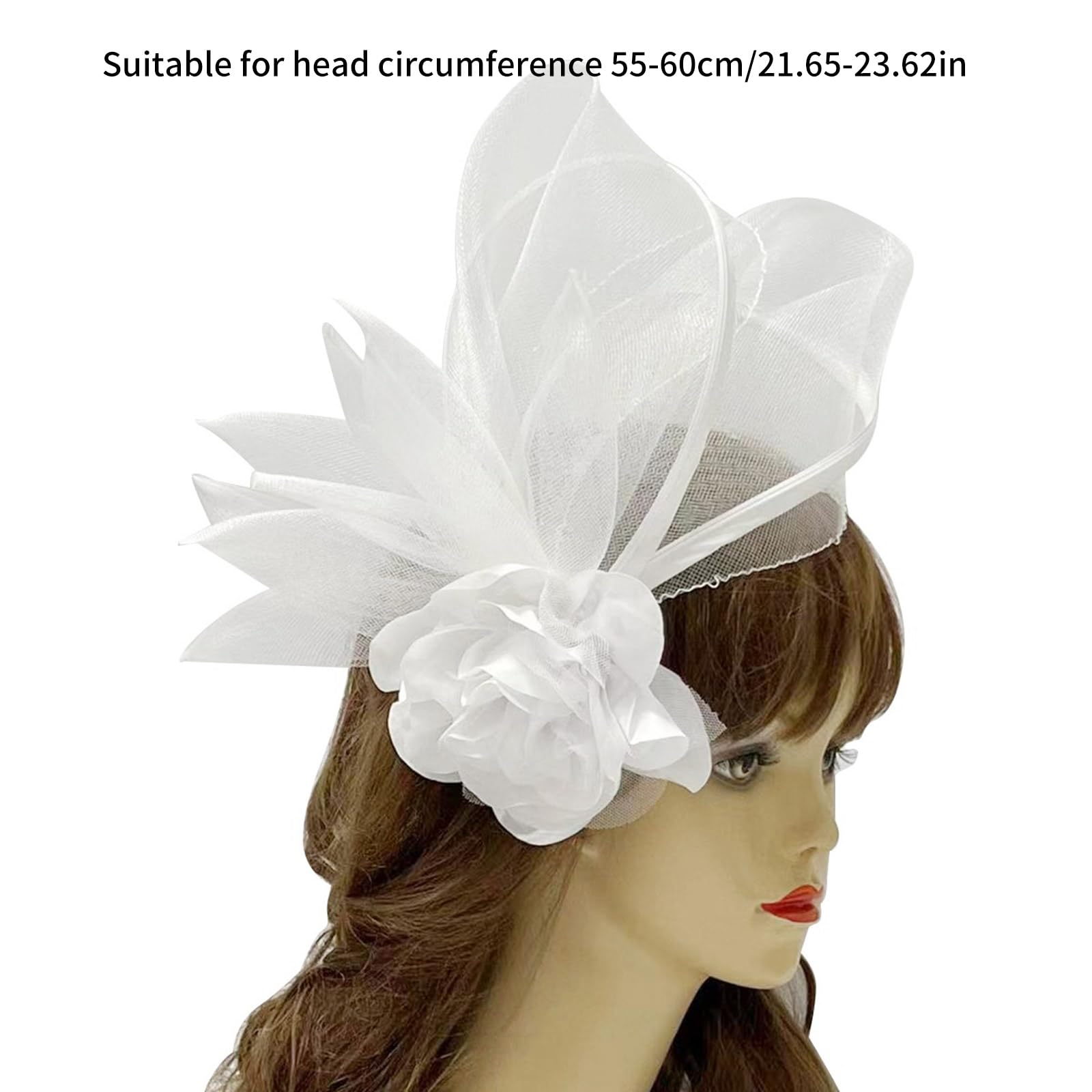 3492 Halloween 1920s Headband For Women Flowers 2 In 1 Hair Clip Fascinator 1920s Fascinators - Etsy main image 2