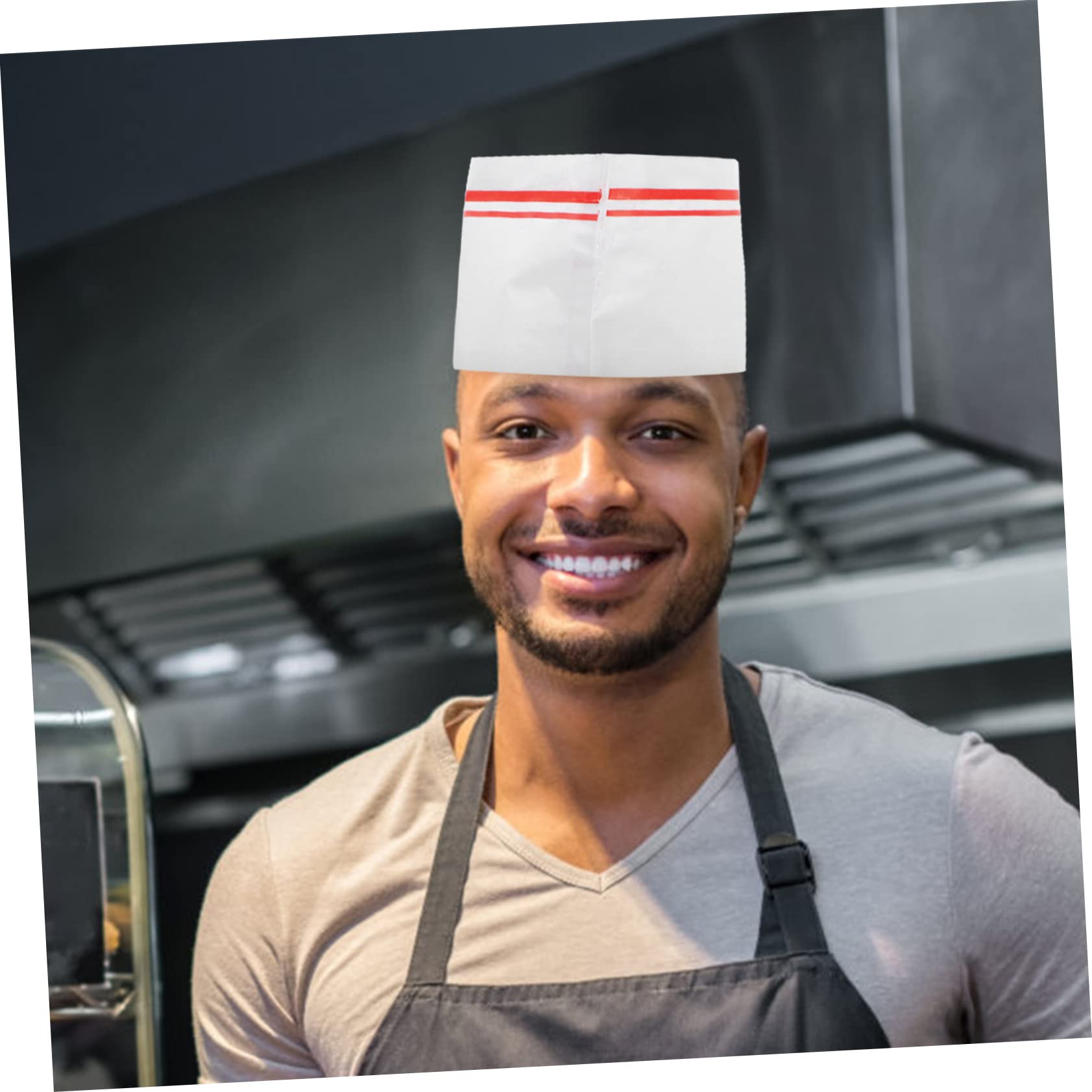 Holibanna 80piezas Sombreros De Papel para Chef Desechables Gorros Unisex para Restaurantes y Catering Aptos para Cocina y Eventos