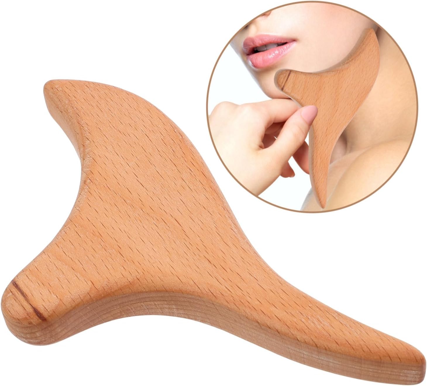 Maderoterapia Kit de massage thérapeutique en bois 8 pièces – Drainage lymphatique et contour du corps pour réduire la cellulite, douleurs musculaires, sculpture de spa à domicile – Kit de bien-être