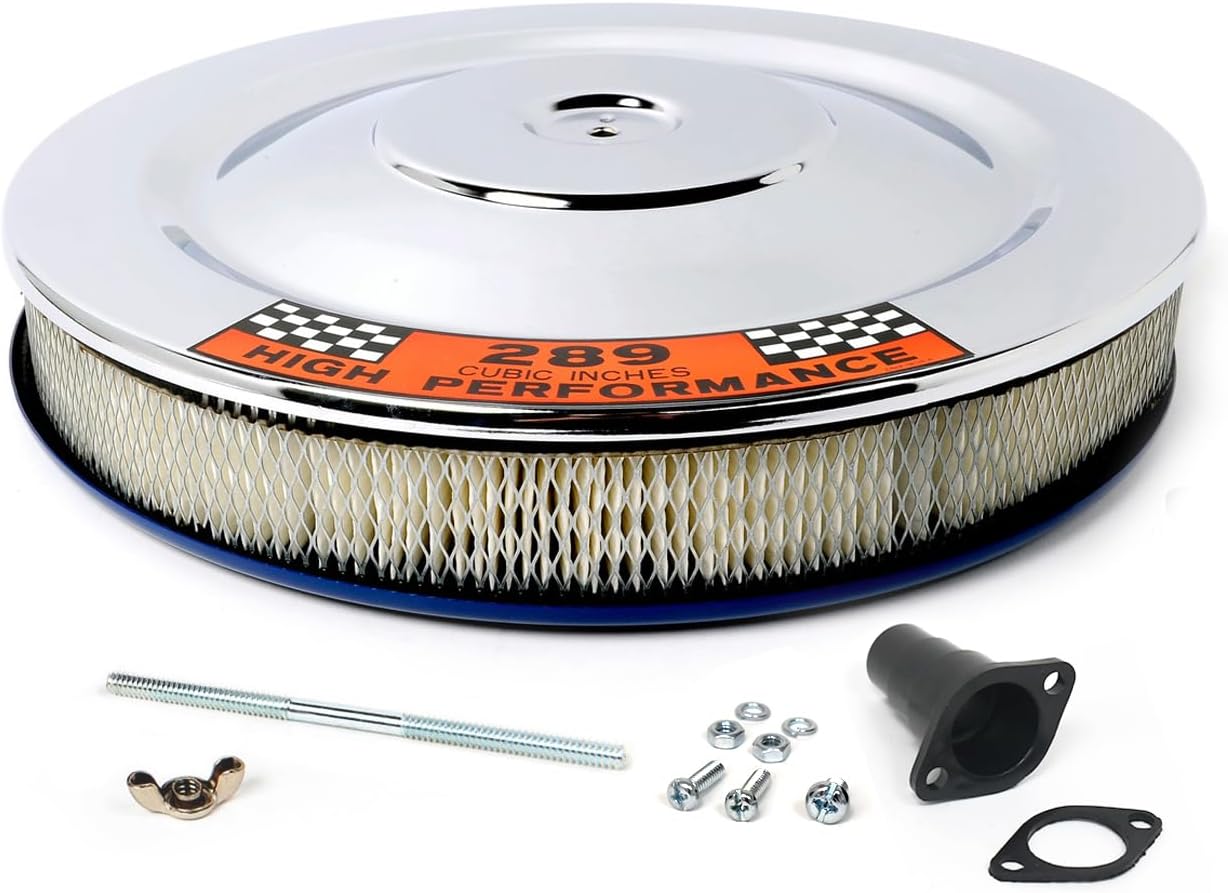 Air Cleaner Assembly Economy Filter 14" V8 For 1965-1973 Ford Mustang