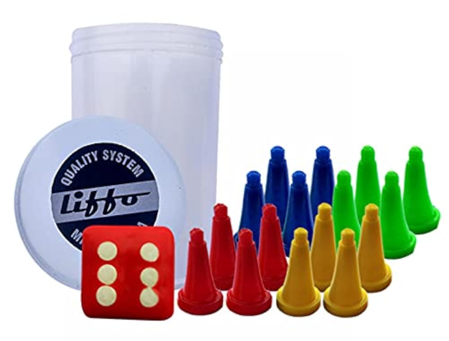 Liffo® Ludo Plastics Dice and Tokens Big Dice Shaker (Multicolor) - Pack of 2 (B08X8TNBZC) Amazon Price History, Amazon Price Tracker