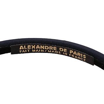 アレクサンドル ドゥ パリ カチューシャ ヘアバンド 黒 ALEXANDRE DE PARIS アレクサンドル ドゥ パリ カチューシャ THB