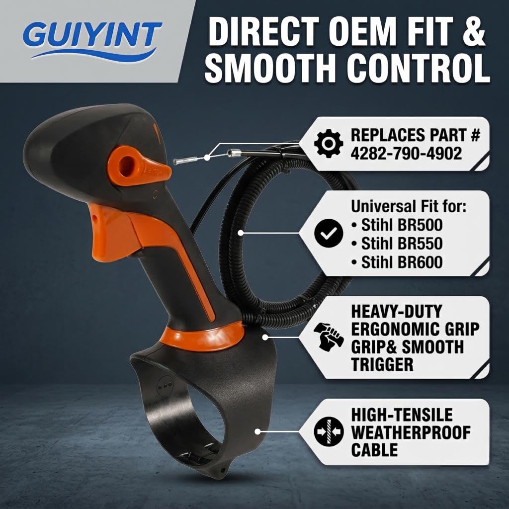 Poignée de commande 4282-790-4902 pour souffleur Stihl BR600 BR500